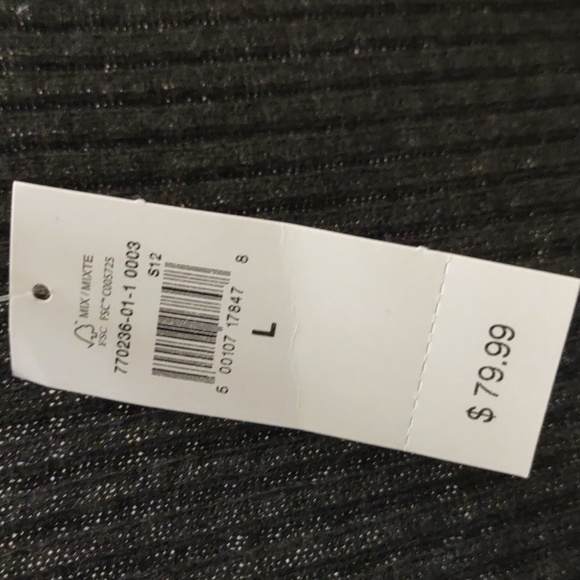 GAP Sweetheart Sweater Midi Dress, Size L, Charcoal Heather Gray No longer NWT - Picture 3 of 5